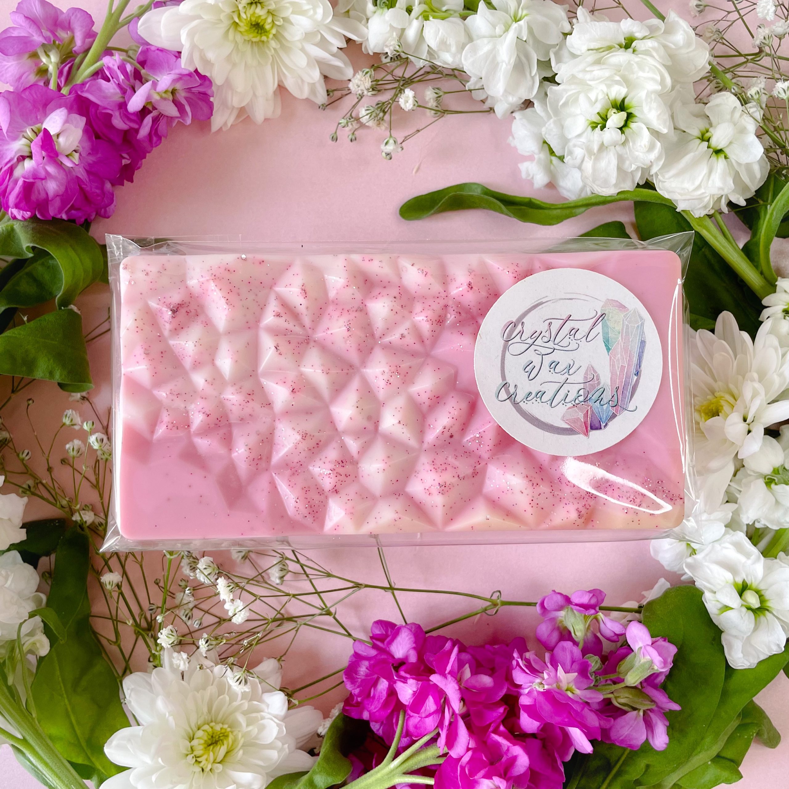 Magnolia Blossom Geode Bar