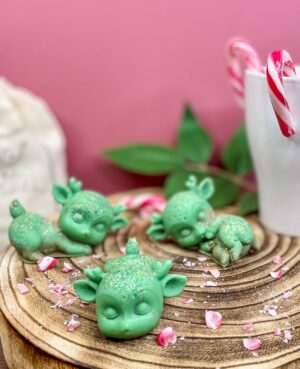 Candy Cane Cocoa Soy Wax Melt Reindeers
