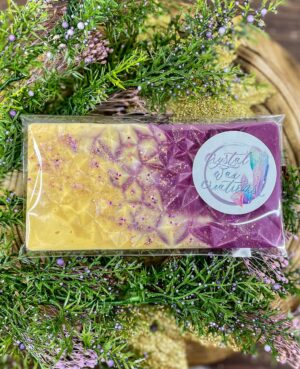 Plum & Golden Embers Geode Bars