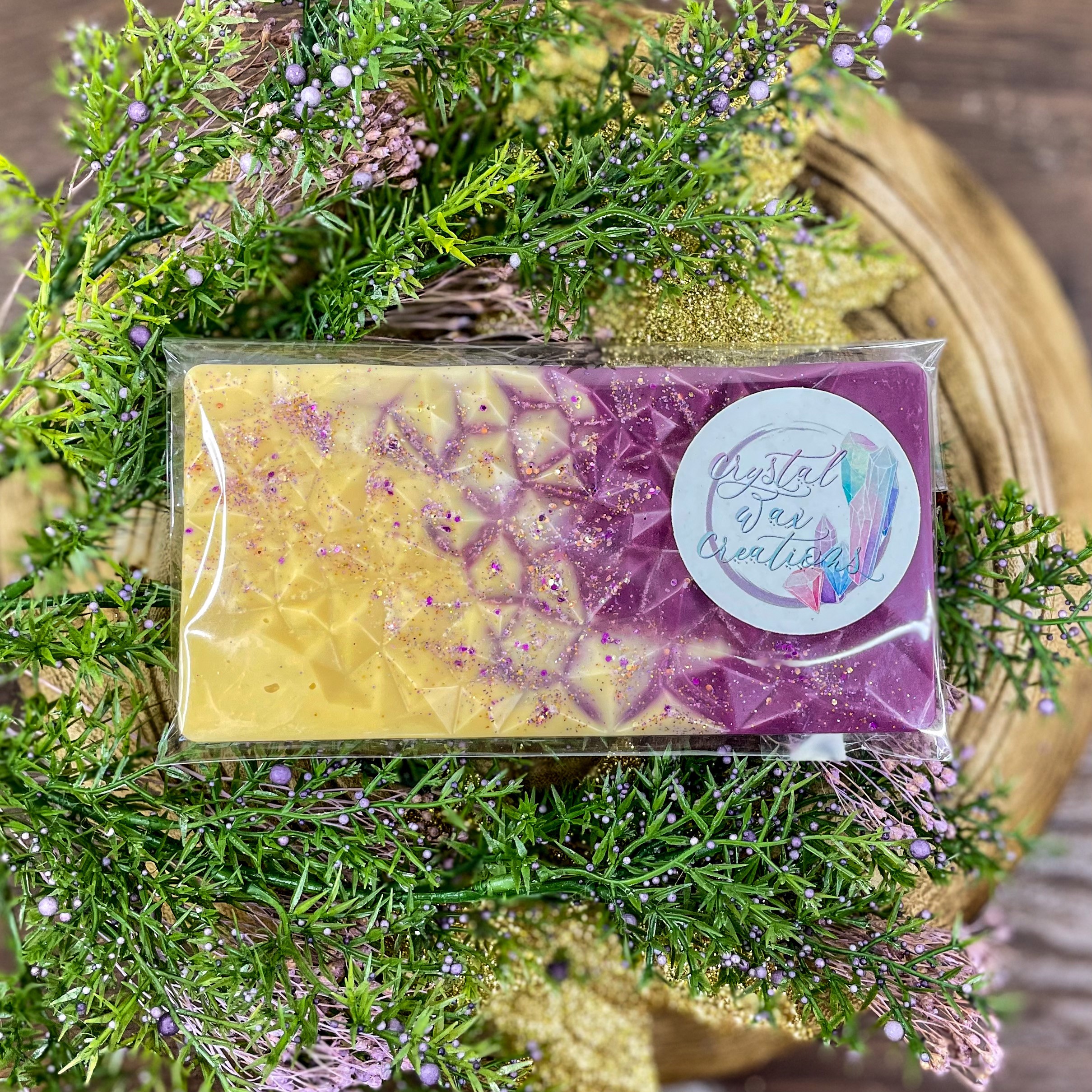 Plum & Golden Embers Geode Bars