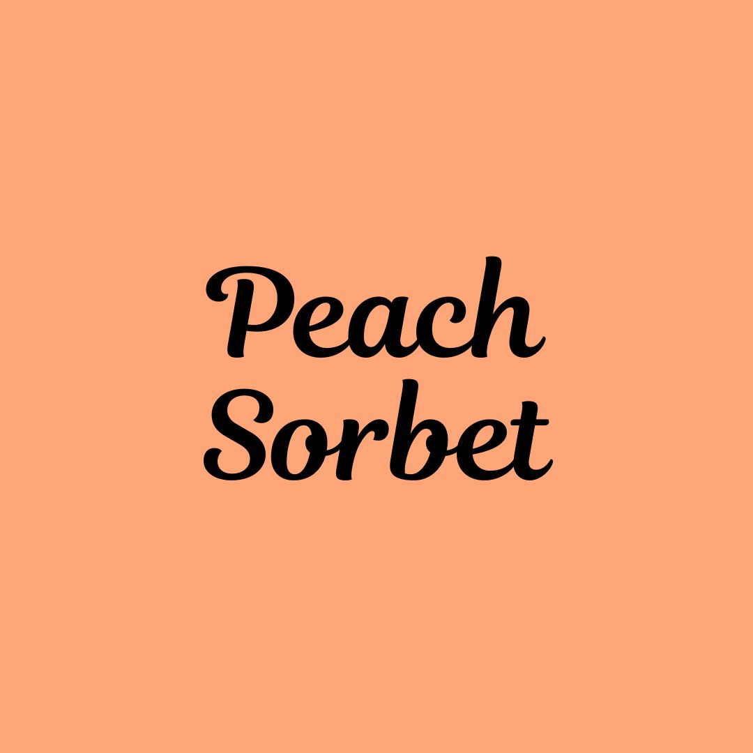 Peach Sorbet Soy Wax Melt Crystals
