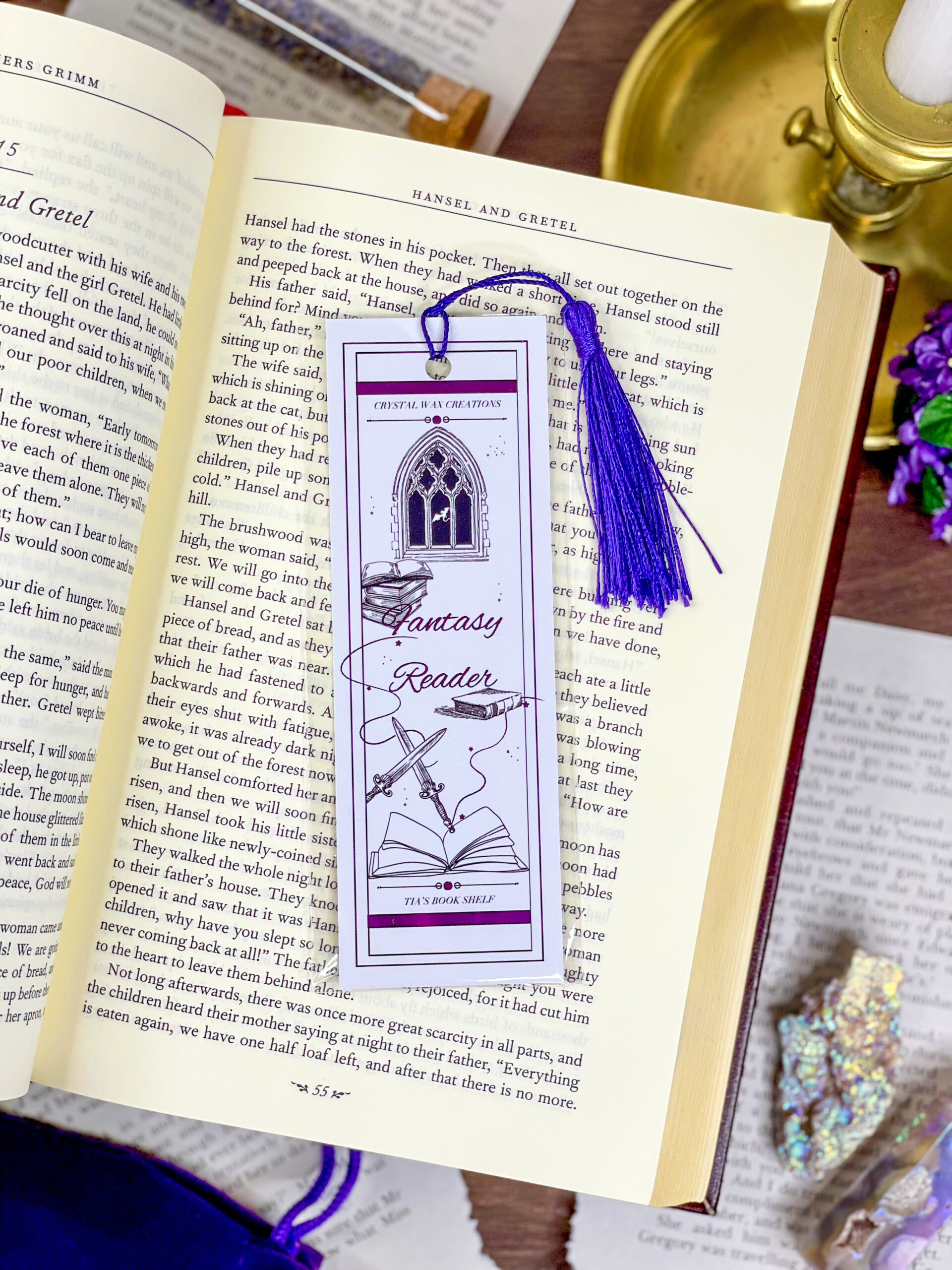 Fantasy Reader Soy Wax Melt Geode Bars - Image 3